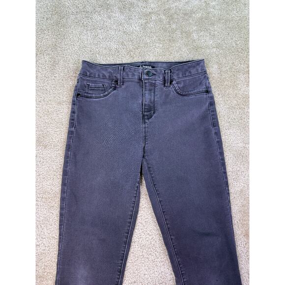 D. Jeans Skinny Ankle Women's size 4 Gray Black Denim Jeans Stretch C554 - Picture 2 of 12